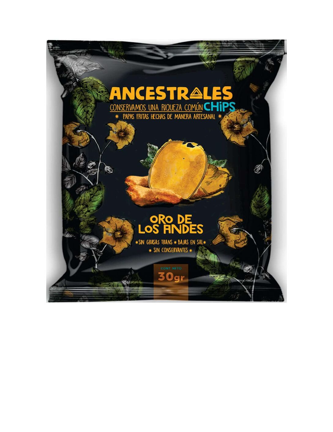 PAPAS ARTESANALES - ORO DE LOS ANDES 30 GR