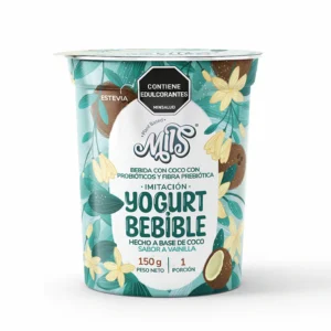 YOGURT BEBIBLE SIN LACTEOS, BASE DE COCO SABOR VAINILLA