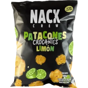 PATACONES CROCANTES SABOR A LIMON 100 GR